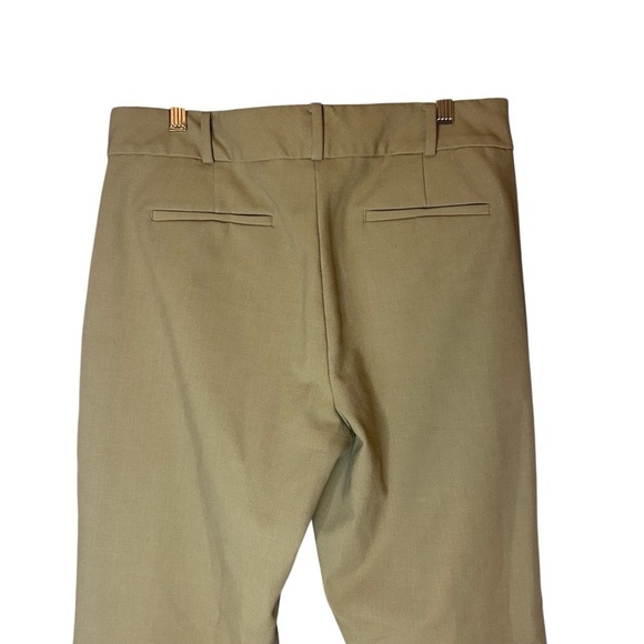 Talbots Curvy Straight Leg Pants Tan Camel Double Weave size 8 - Picture 3 of 12